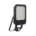 Saxby 107642 Guard PIR 50W Floodlight IP65 Matt Black Paint & Clear Glass Cool White 4000K - westbasedirect.com
