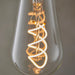 Endon 107771 Twist 1lt Accessory Clear glass 4W LED E27 Warm White - westbasedirect.com