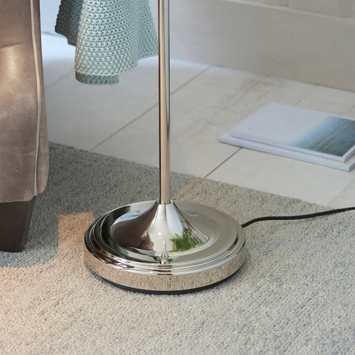 Endon 108127 Classic Flexi Reader Floor Bright nickel plate 7W LED GU10 (Required)