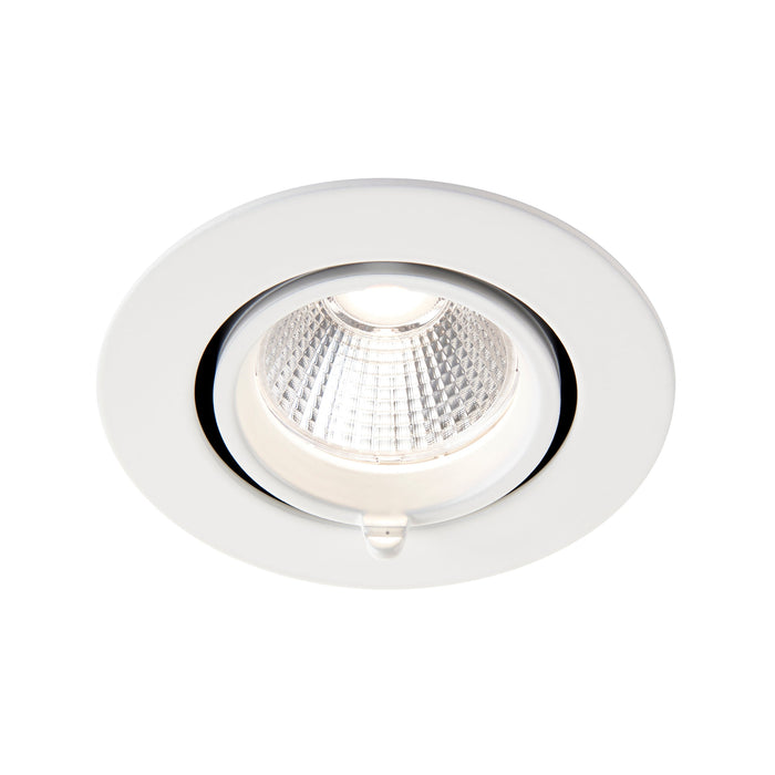 Saxby 108289 Axial CCT 15W Round 15W Matt white paint & clear pc 15W LED module (COB) CCT