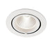 Saxby 108290 Axial CCT 30W Round 30W Matt white paint & clear pc 30W LED module (COB) CCT - westbasedirect.com