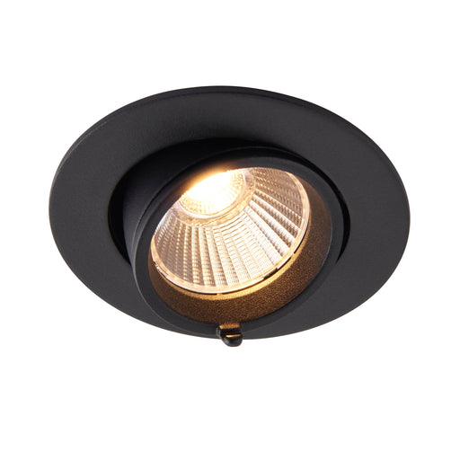 Saxby 108291 Axial CCT 10.5W Round 10.5W Matt black paint & clear pc 10.5W LED module (COB) CCT - westbasedirect.com