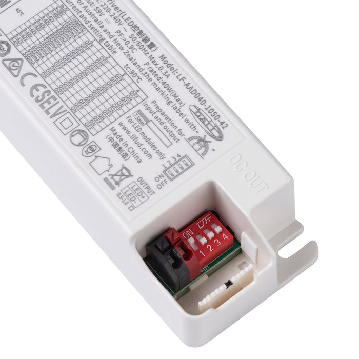 Saxby 108754 Dali Driver 700-1050mA selectable White polycarbonate - westbasedirect.com