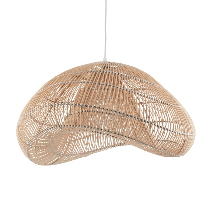 Endon 109203 Misra Pendant Shade Natural rattan 10W LED E27 or B22 (Required)