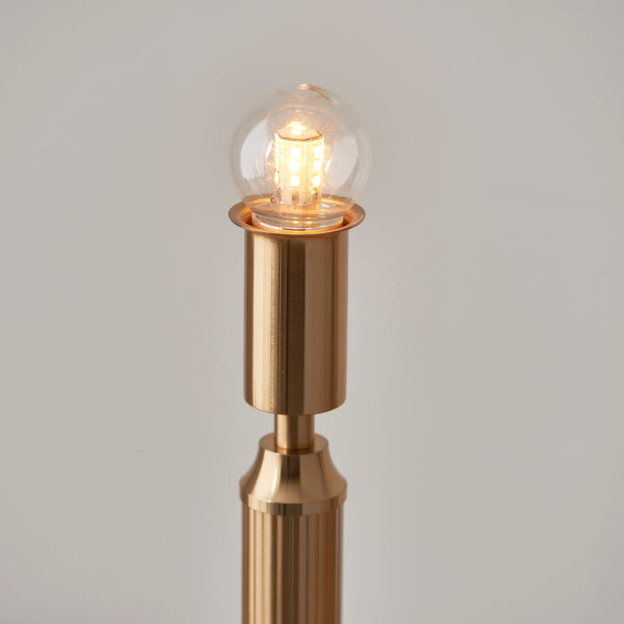Endon 110457 Trobridge Rechargeable Table Base Brushed aged brass plate 1.5W LED (SMD 2835) Warm White