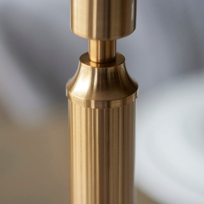 Endon 110457 Trobridge Rechargeable Table Base Brushed aged brass plate 1.5W LED (SMD 2835) Warm White