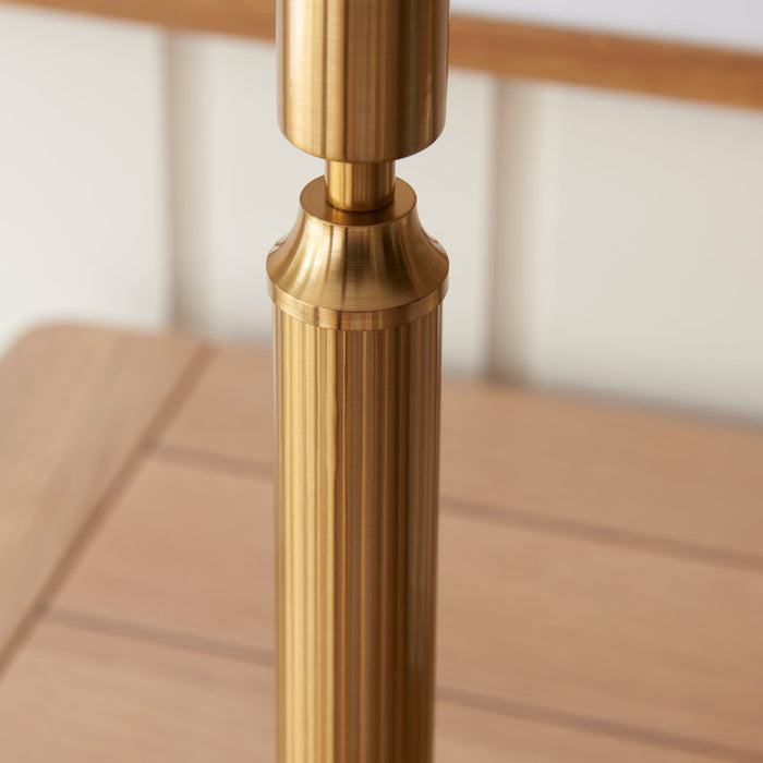 Endon 110457 Trobridge Rechargeable Table Base Brushed aged brass plate 1.5W LED (SMD 2835) Warm White