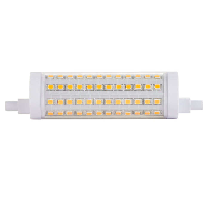 Endon 110912 R7s LED 118mm Dimmable Clear & white pc 13W LED R7s Warm White
