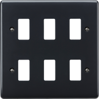 Knightsbridge PMG6 Part M 6G Grid Faceplate
