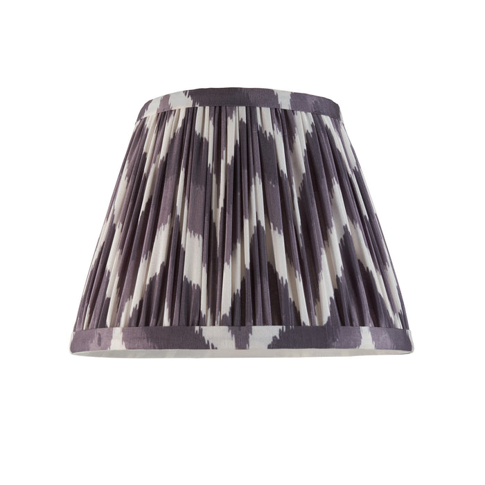 Endon 111323 Zigzag 20cm Tapered Shade Pearl grey fabric 7W LED E14 or B22 (Required)