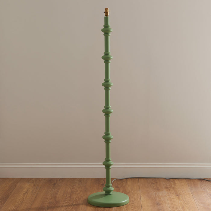 Endon 111604 Carnaby Floor Base Satin Cotswold green paint 10W LED B22 (Required)