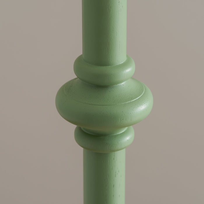Endon 111604 Carnaby Floor Base Satin Cotswold green paint 10W LED B22 (Required)