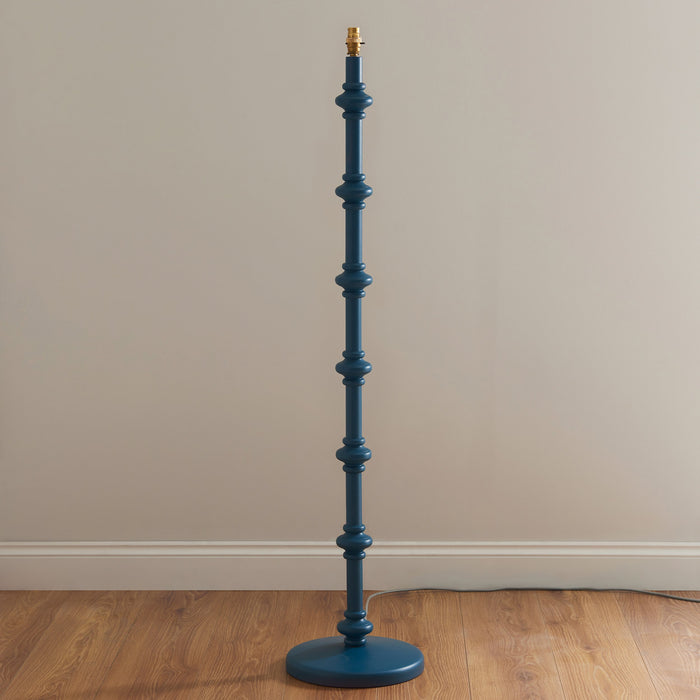 Endon 111605 Carnaby Floor Base Satin marlin blue paint 10W LED B22 (Required)
