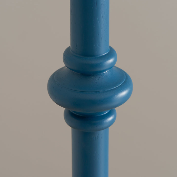 Endon 111605 Carnaby Floor Base Satin marlin blue paint 10W LED B22 (Required)