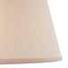 Endon 111630 Ivy 35cm Tapered Shade Vintage white & almond white fabric 10W LED E27 or B22 (Required) - westbasedirect.com