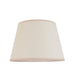 Endon 111630 Ivy 35cm Tapered Shade Vintage white & almond white fabric 10W LED E27 or B22 (Required) - westbasedirect.com