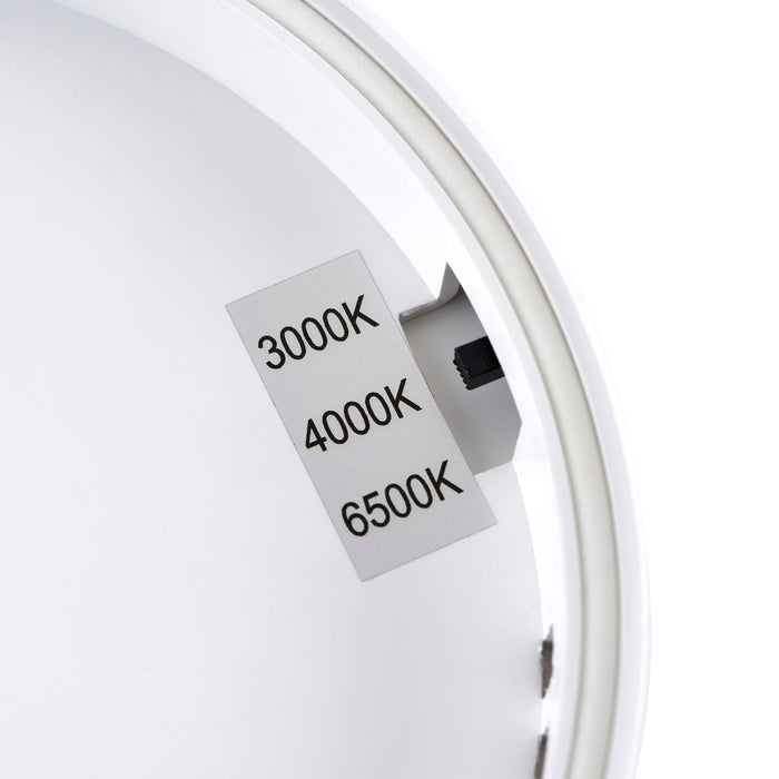 Saxby 112539 Ceto CCT 1200LM IP54 12W Opal ps & white abs plastic 12W LED module (SMD 2835  CCT) CCT - westbasedirect.com