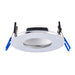 Saxby 112544 OrbitalPRO 4CCT Chrome IP65 9W Brushed satin nickel plate 9W LED module (SMD 2835  CCT) CCT - westbasedirect.com