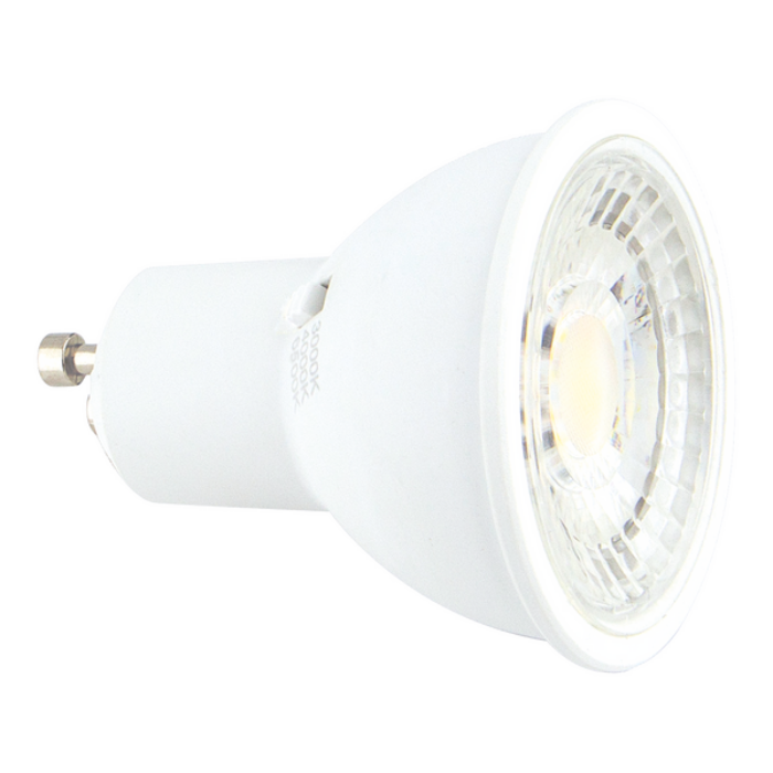 Aurora AU-DLM981CSW EFD Pro Fixed/IP Rated Fire Rated Downlight with White Bezel & GU10 ClearVu CCT Lamp - westbasedirect.com
