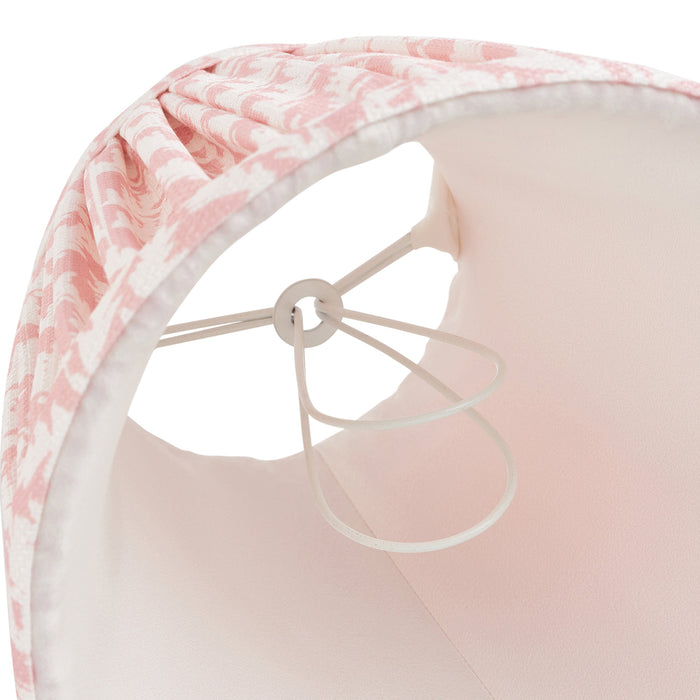 Endon 112918 Leaf 16cm Tapered Shade Peachy keen fabric 7W LED E14 or B22 (Required)