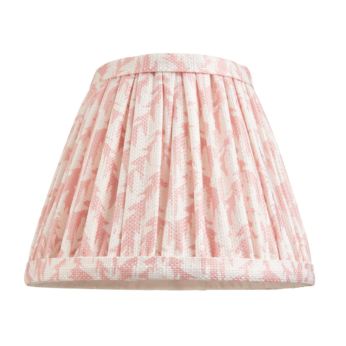 Endon 112918 Leaf 16cm Tapered Shade Peachy keen fabric 7W LED E14 or B22 (Required)