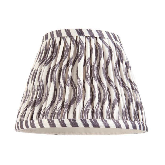 Endon 112925 Ripple 20cm Tapered Shade Pearl grey fabric 7W LED E14 or B22 (Required)
