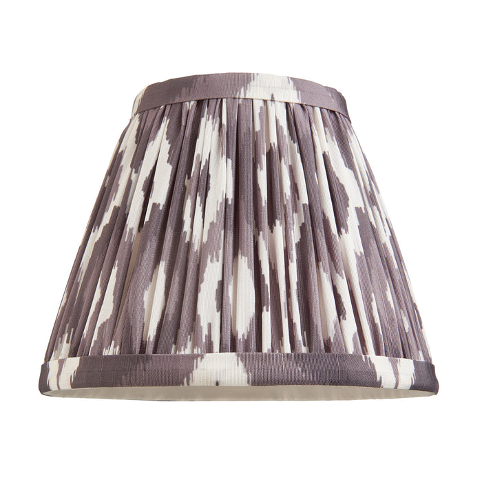 Endon 113082 Ikat 16cm Tapered Shade Pearl grey fabric 7W LED E14 or B22 (Required)