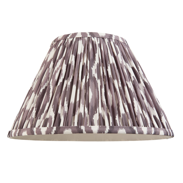 Endon 113085 Ikat 30cm Tapered Shade Pearl grey fabric 10W LED E27 or B22 (Required)