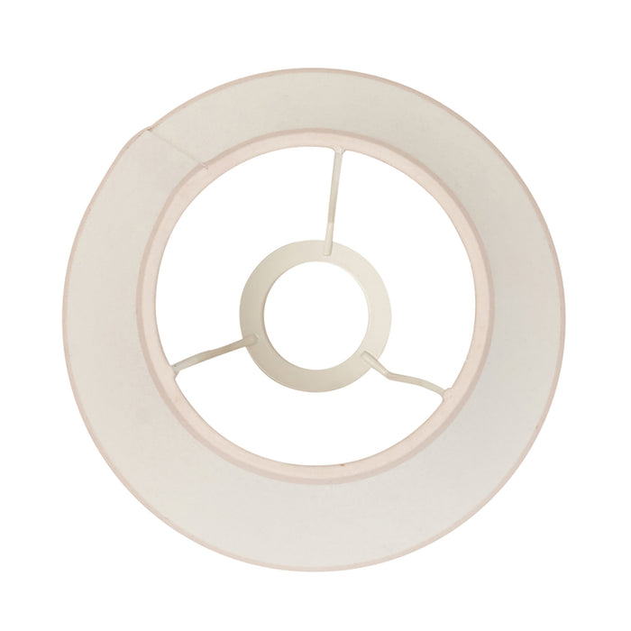 Endon 113175 Ivy 20cm Tapered Shade Vintage white & almond white fabric 7W LED E14 or B22 (Required)