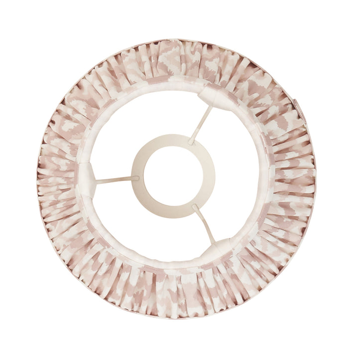 Endon 113224 Ikat 20cm Tapered Shade Neutral print fabric 7W LED E14 or B22 (Required)