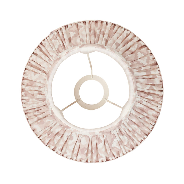 Endon 113225 Ikat 25cm Tapered Shade Neutral print fabric 10W LED E27 or B22 (Required)