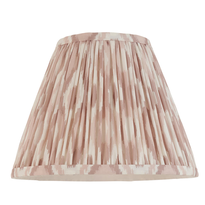 Endon 113225 Ikat 25cm Tapered Shade Neutral print fabric 10W LED E27 or B22 (Required)