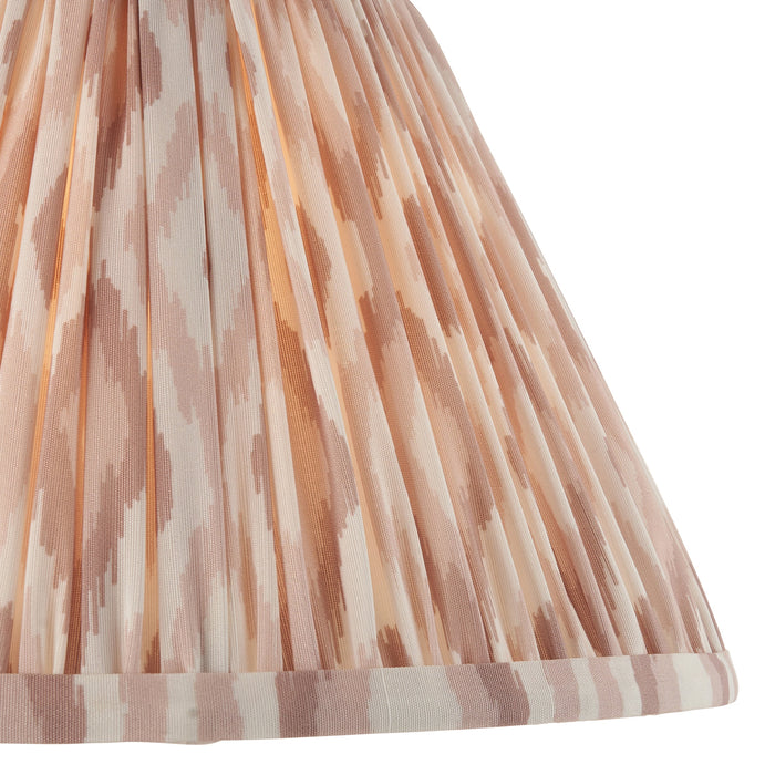 Endon 113226 Ikat 30cm Tapered Shade Neutral print fabric 10W LED E27 or B22 (Required)