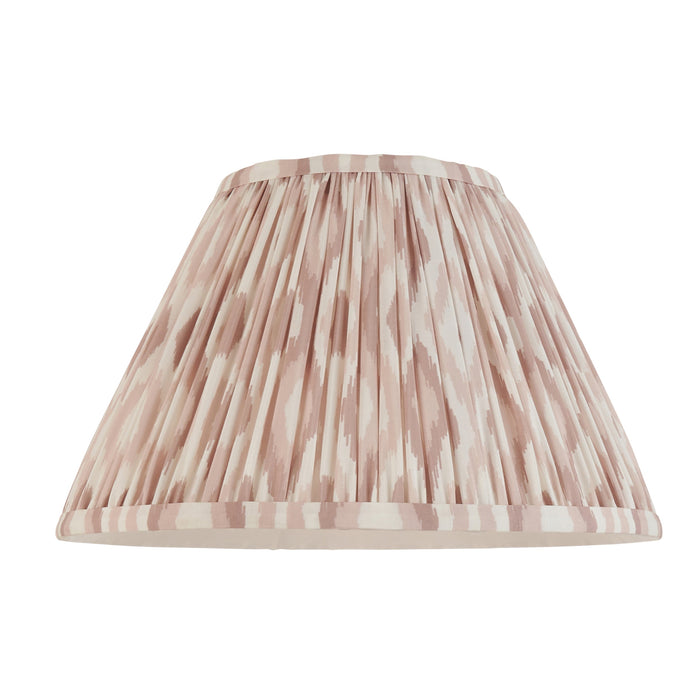 Endon 113226 Ikat 30cm Tapered Shade Neutral print fabric 10W LED E27 or B22 (Required)