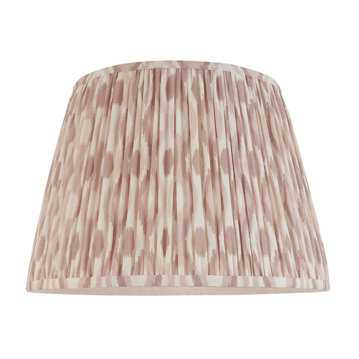 Endon 113228 Ikat 40cm Tapered Shade Neutral print fabric 10W LED E27 or B22 (Required)