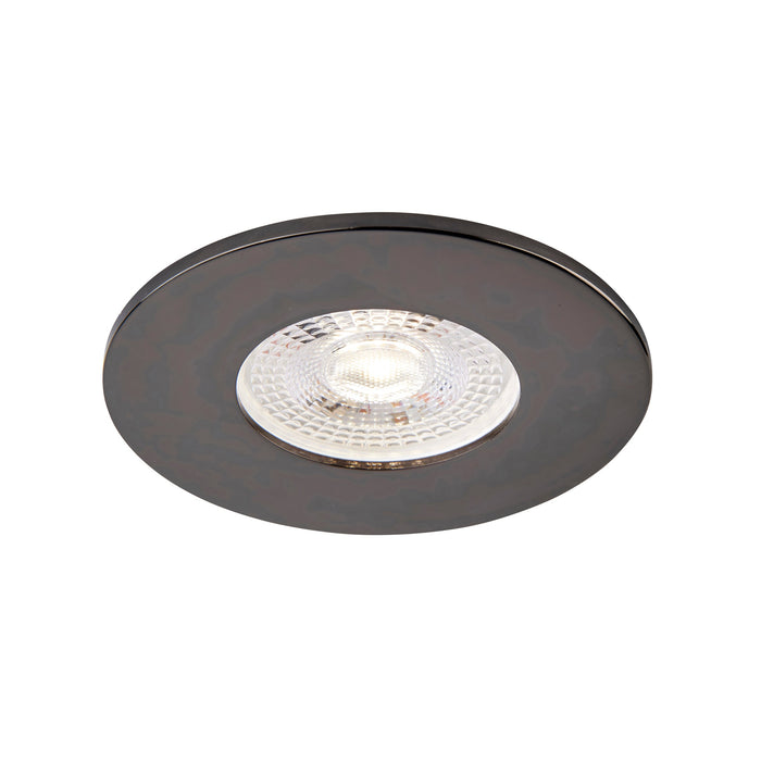 Saxby 113276 Saxby ShieldONE 65 Bezel fixed - Black Nickel Black nickel effect plate - westbasedirect.com