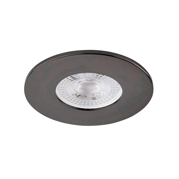 Saxby 113276 Saxby ShieldONE 65 Bezel fixed - Black Nickel Black nickel effect plate - westbasedirect.com