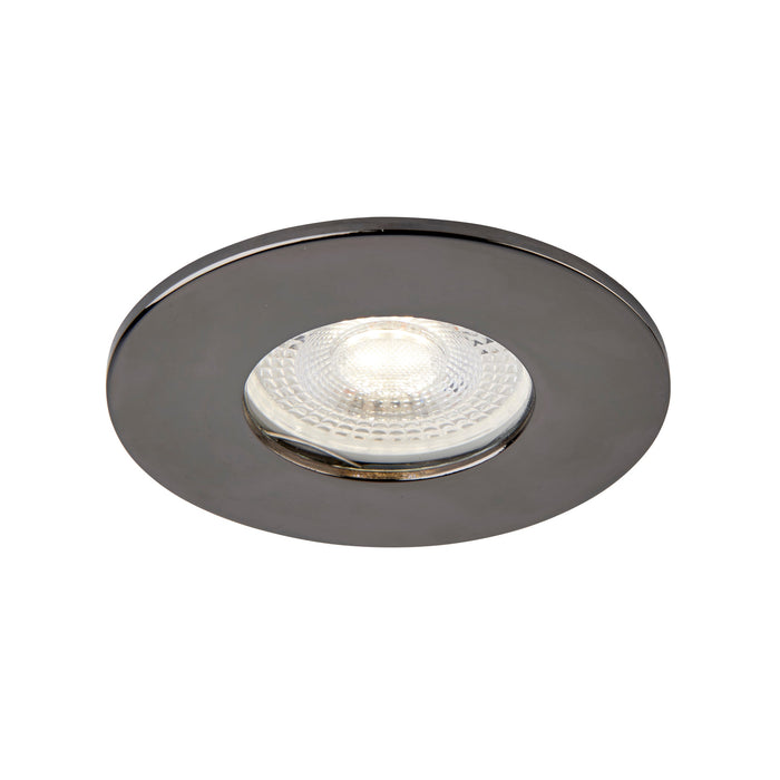 Saxby 113284 Saxby ShieldONE 65 Bezel iP65 - Black Nickel Black nickel effect plate - westbasedirect.com