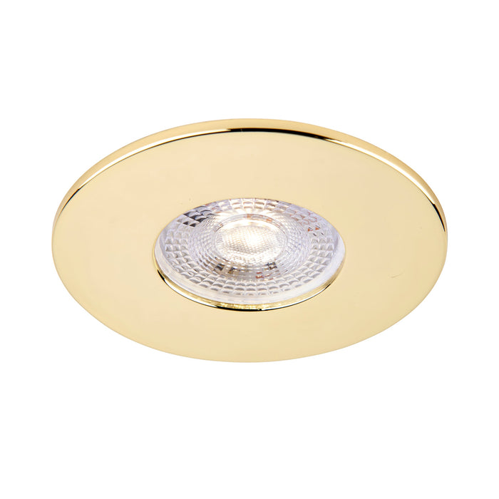 Saxby 113296 Saxby ShieldONE 75 Bezel fixed - Brass Brass effect plate - westbasedirect.com