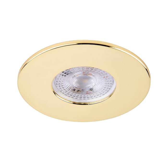 Saxby 113296 Saxby ShieldONE 75 Bezel fixed - Brass Brass effect plate - westbasedirect.com