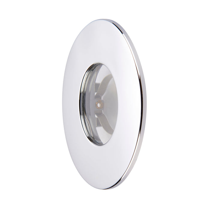Saxby 113303 Saxby ShieldONE 75 Bezel iP65 - Chrome IP65 Chrome effect plate - westbasedirect.com