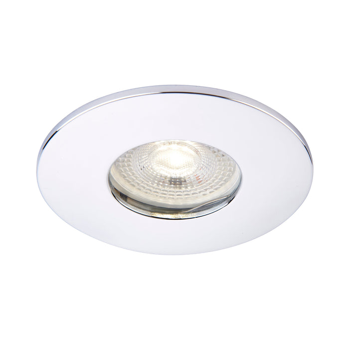 Saxby 113303 Saxby ShieldONE 75 Bezel iP65 - Chrome IP65 Chrome effect plate - westbasedirect.com