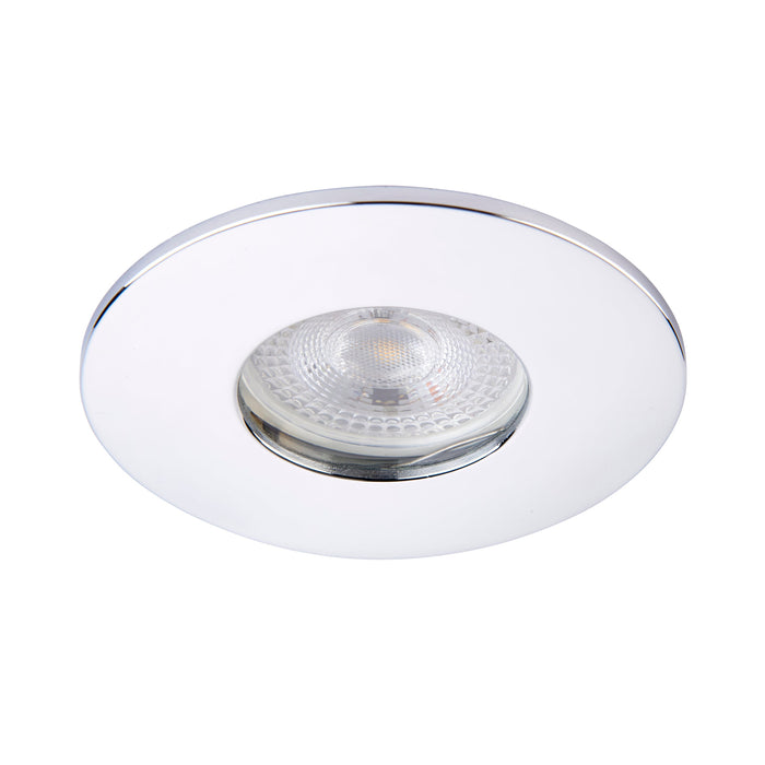 Saxby 113303 Saxby ShieldONE 75 Bezel iP65 - Chrome IP65 Chrome effect plate - westbasedirect.com