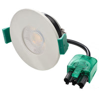 BELL 11370V2 4/6W Firestay Duo LED CCT Wattage Switchable Fixed Downlight - Dim, P&P, 60° Beam Angle - Lever Tool-Free Termination - No Bezel