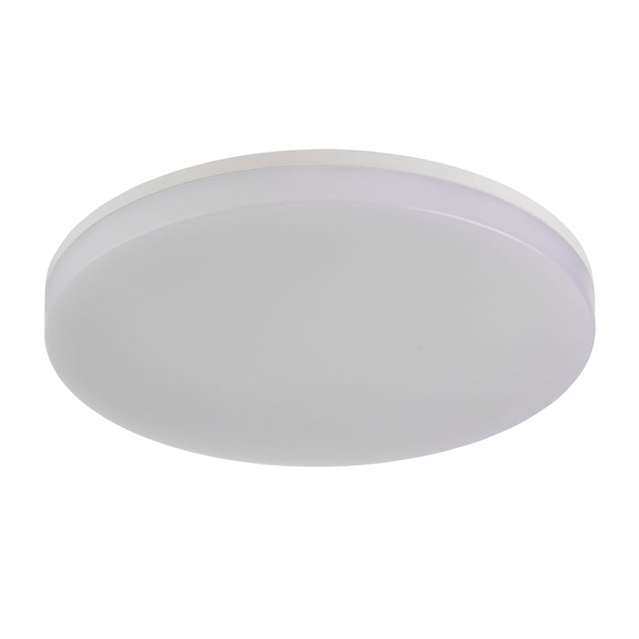 Saxby 113807 Puck CCT IP44 24W Opal & white pc 24W LED module (SMD 2835  CCT) CCT