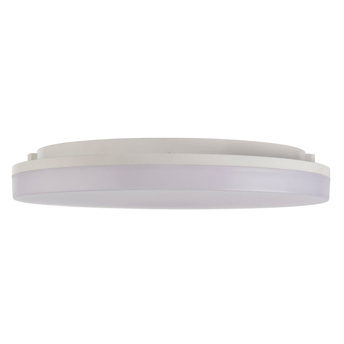 Saxby 113807 Puck CCT IP44 24W Opal & white pc 24W LED module (SMD 2835  CCT) CCT