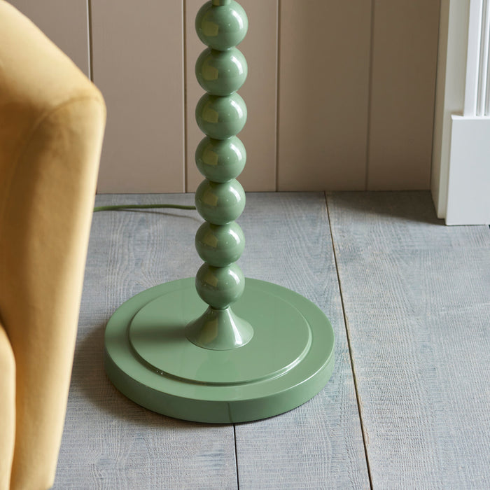 Endon 113858 Higgledy Floor Base Gloss Cotswold green paint 10W LED E27 (Required)
