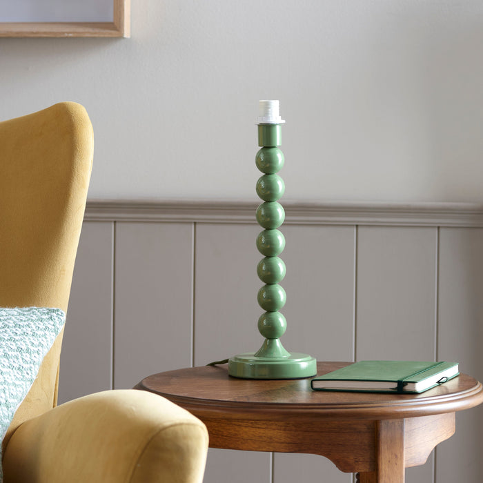 Endon 113861 Higgledy Table Base Gloss Cotswold green paint 7W LED E14 (Required)