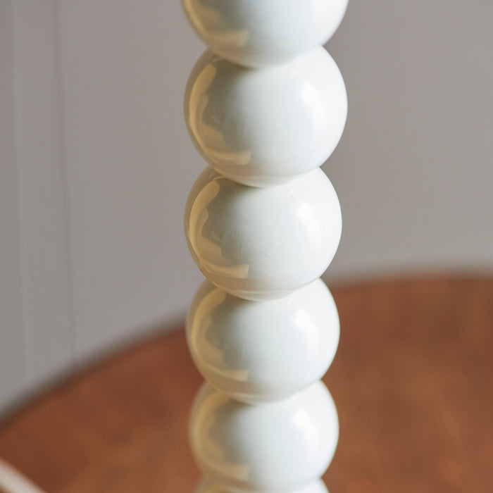 Endon 113863 Higgledy Table Base Gloss almond white paint 7W LED E14 (Required)