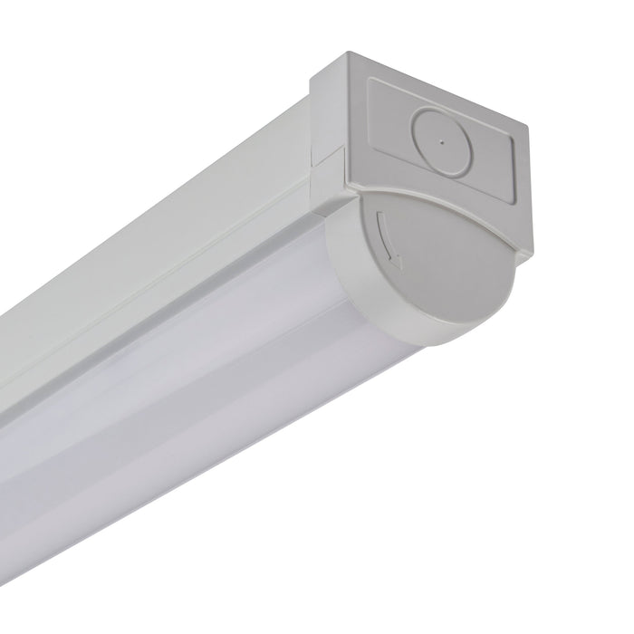 Saxby 113953 RularPRO High Lumen 6FT 64W Opal pc & gloss white paint 64W LED module (SMD 2835  CCT) CCT